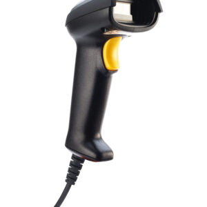 Lector de Código de Barra Láser 1D, SERIAL+PS, Incluye pedestal